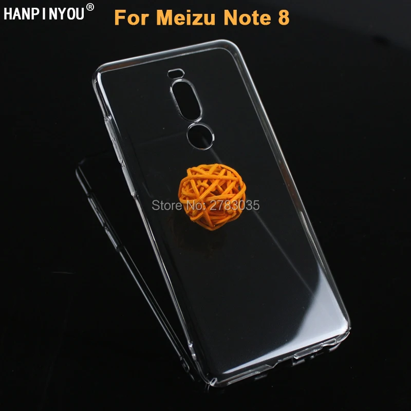 Глянцевый чехол для телефона Meizu Note 8 6 0 дюйма прозрачный жесткий из поликарбоната