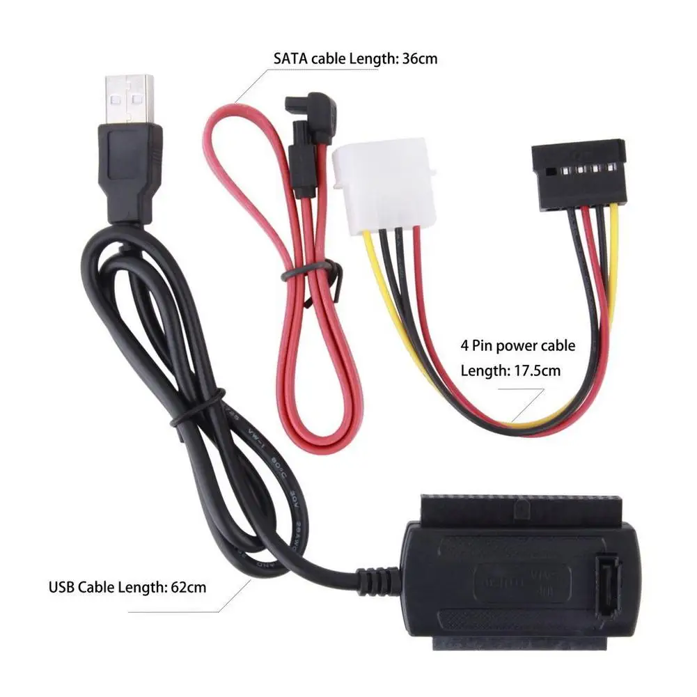 SATA/PATA/IDE привод к USB 2 0 адаптер конвертер кабель для 5/3 5 Жесткий диск и 3 дюймов IDE SATA