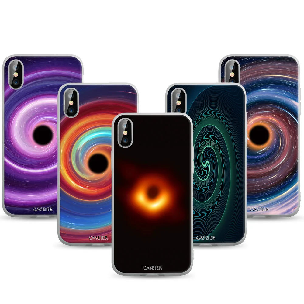CASEIER черный чехол для iPhone 6 6s 7 8 Plus 5 5S SE X XR XS MAX задняя крышка Funda|Чехлы-накладки| |