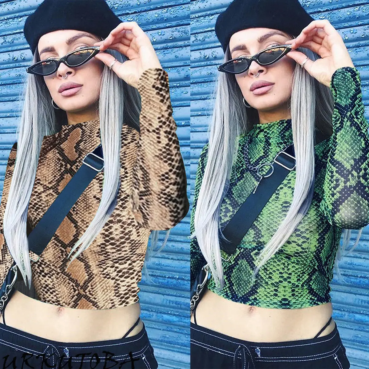 Новинка женская модная повседневная Просвечивающая футболка с высоким