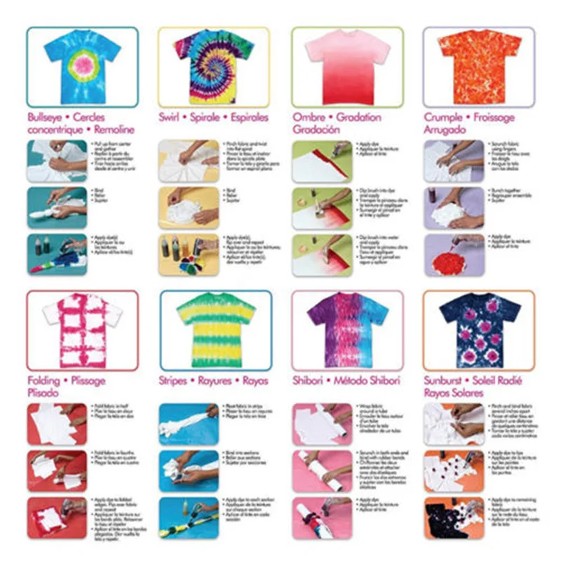 Набор перманентных красителей 12 цветов сделай сам для ткани ремесла искусства