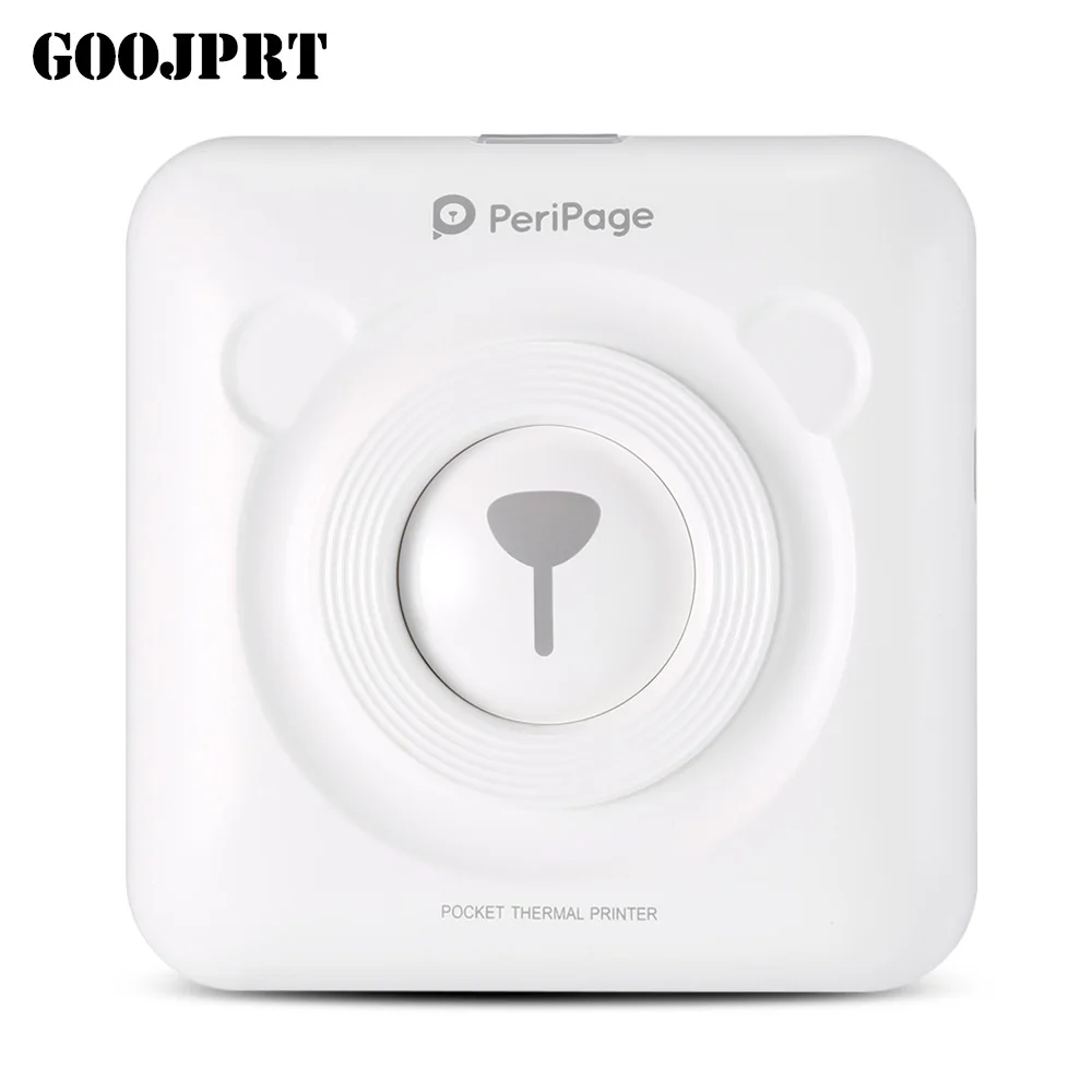 GOOJPRT A6 peripage мини Портативный Bluetooth Беспроводной Бумага фотопринтер Карманный