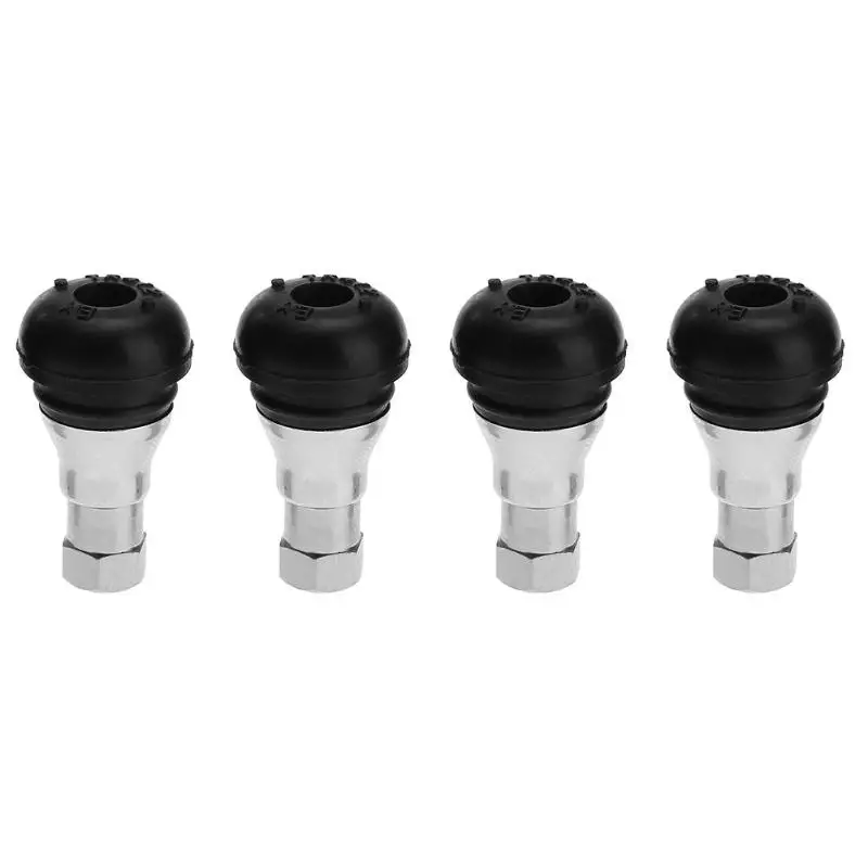

4pcs Car Tire Valve Caps Car Chrome Rubber Tubeless Wheel Tyre Tire Valve Stem Cap Covers Auto Wheel Accessories NEW