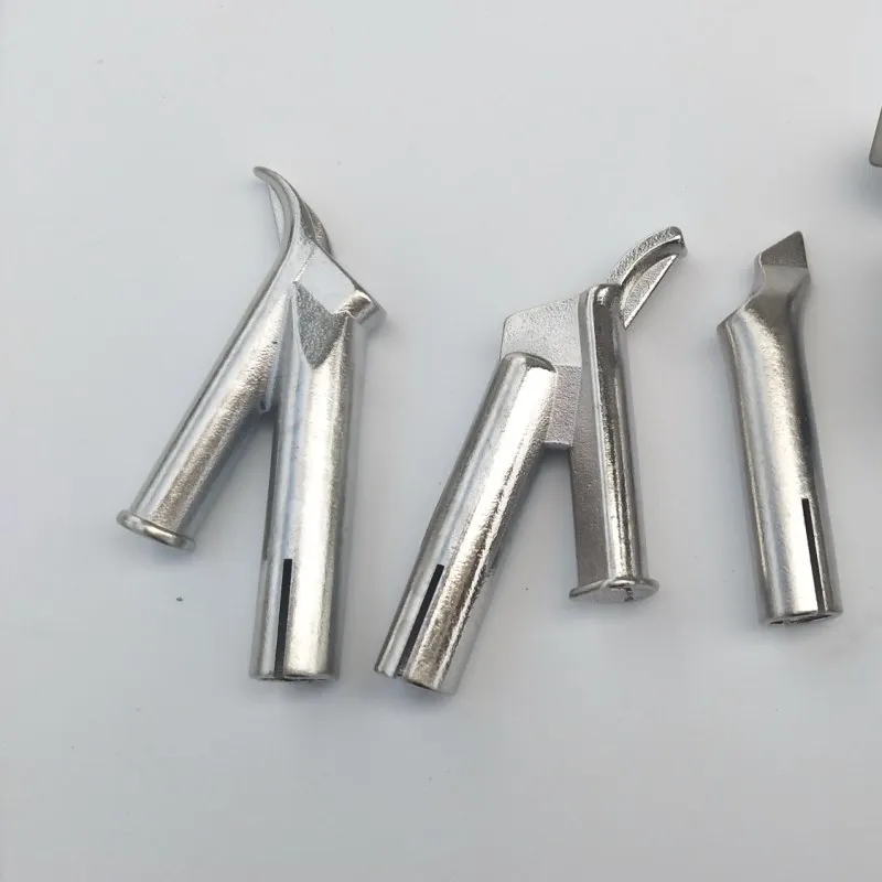 Rayma-pistola de aire caliente, boquilla de soldadura de velocidad de suelo, redonda, Triangular, 5mm, Punta de soldadura, para soldador de vinilo de plástico y PVC, 4 Uds.