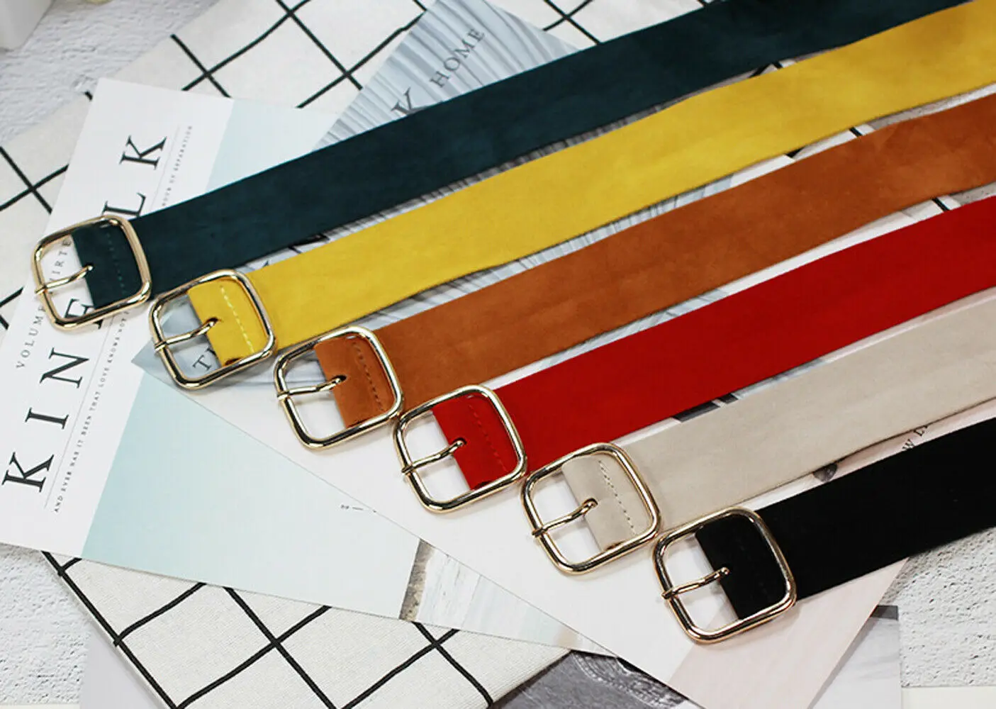 Женское однотонное платье с металлической пряжкой регулируемый ремень вечерние