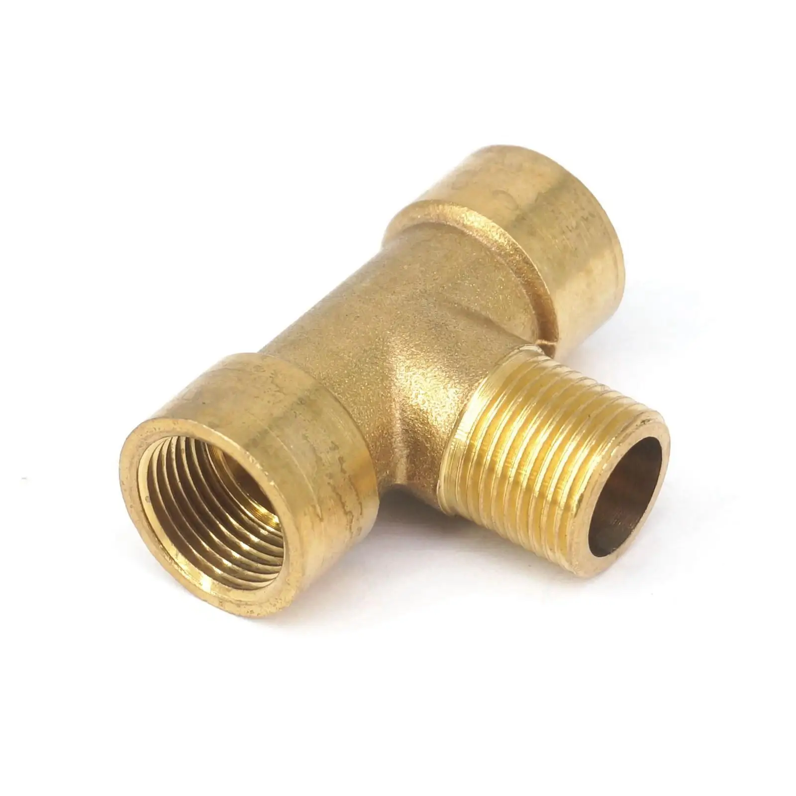 3/8 &quotBSP Female Male тройник 3 ходовой латунный сплиттер труба фитинг вода газ масло 8