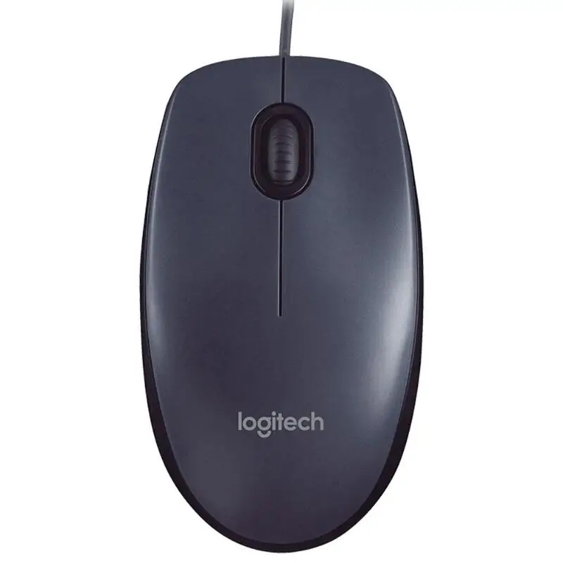 Проводная мышь Logitech M90 USB эргономичный дизайн оптическая классическая офисная
