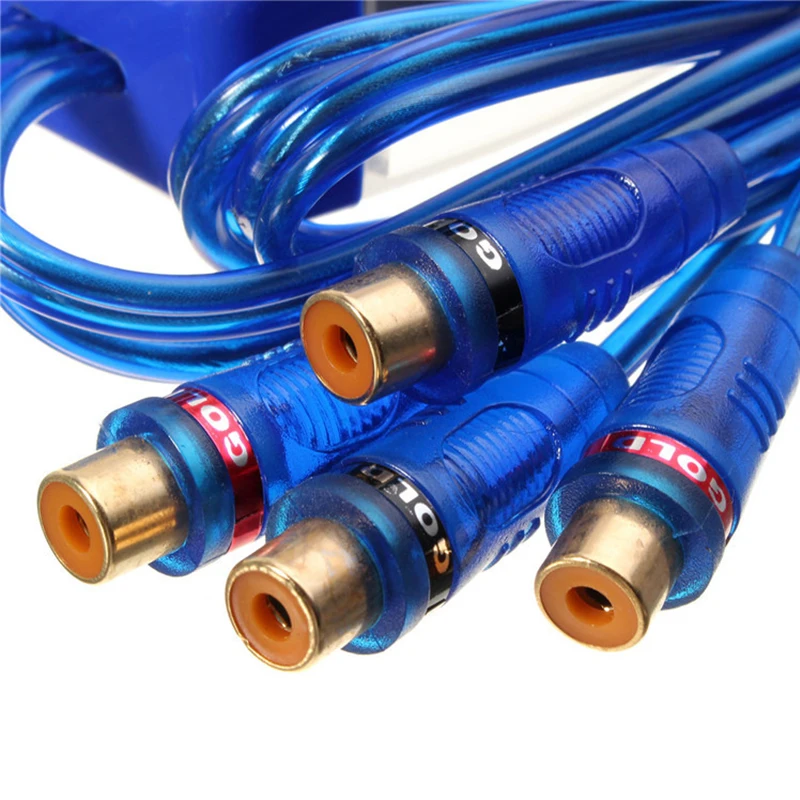 CARCHET Универсальный 4 канальный RCA входной выход заземление петля изолятор шумо