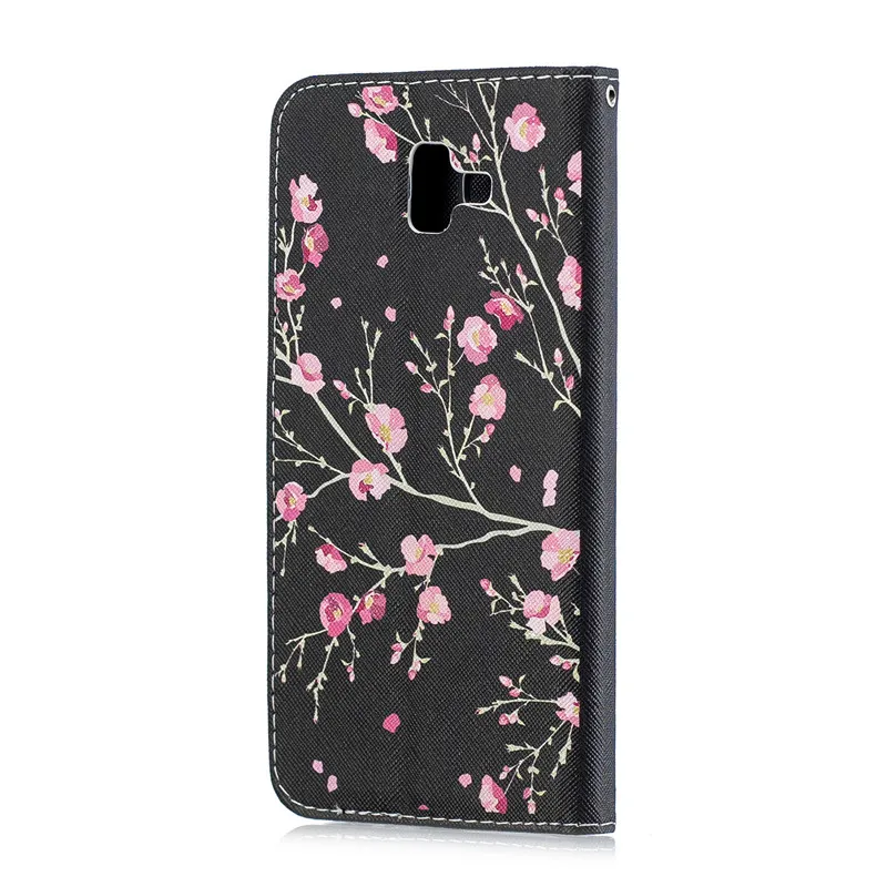 Кожаный чехол-книжка с бумажником для samsung Galaxy J2Pro J4 J6 J8 2018 J4Plus J6Plus J3 J5 J7 2016 2017 J510 J330