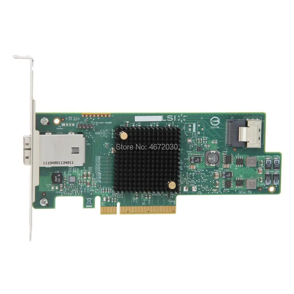 Новый контроллер Broadco Avago LSI SAS 9217 4I4E LSISAS2308 оригинальный новый 8 портовый HBA jino SFF8087