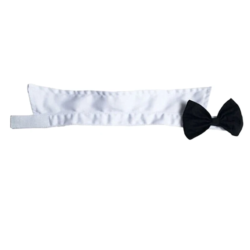Promotion! Dog cat neck loop necktie bowknot black and white | Дом и сад