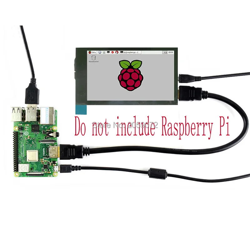 Raspberry Pi 3B +/4B zero W LCD 3 5 дюймов HDMI 480*800 Емкостный сенсорный | Компьютеры и офис