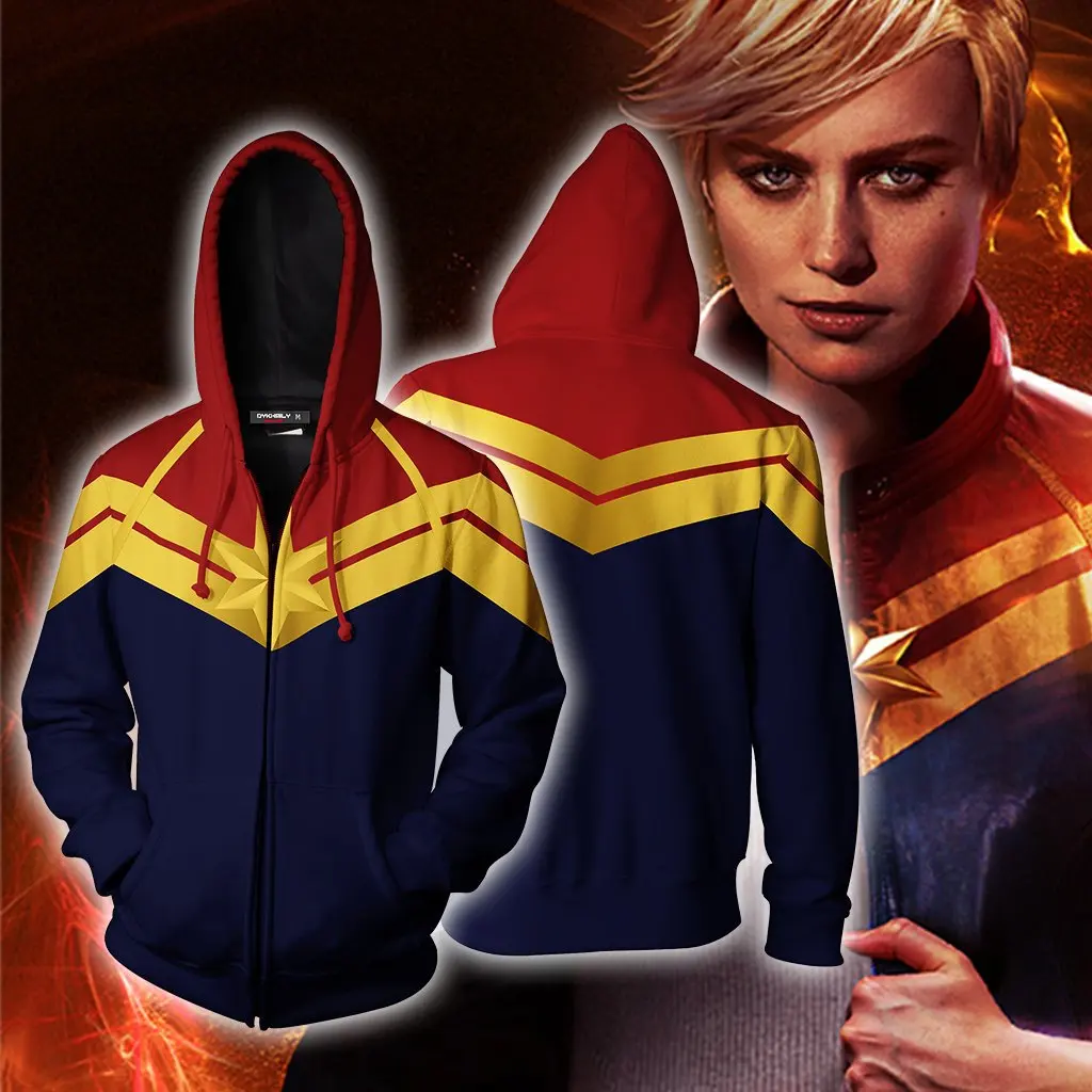 Марвел Капитан косплей костюм Carol Danvers 2019 куртка с супергероем костюмы на
