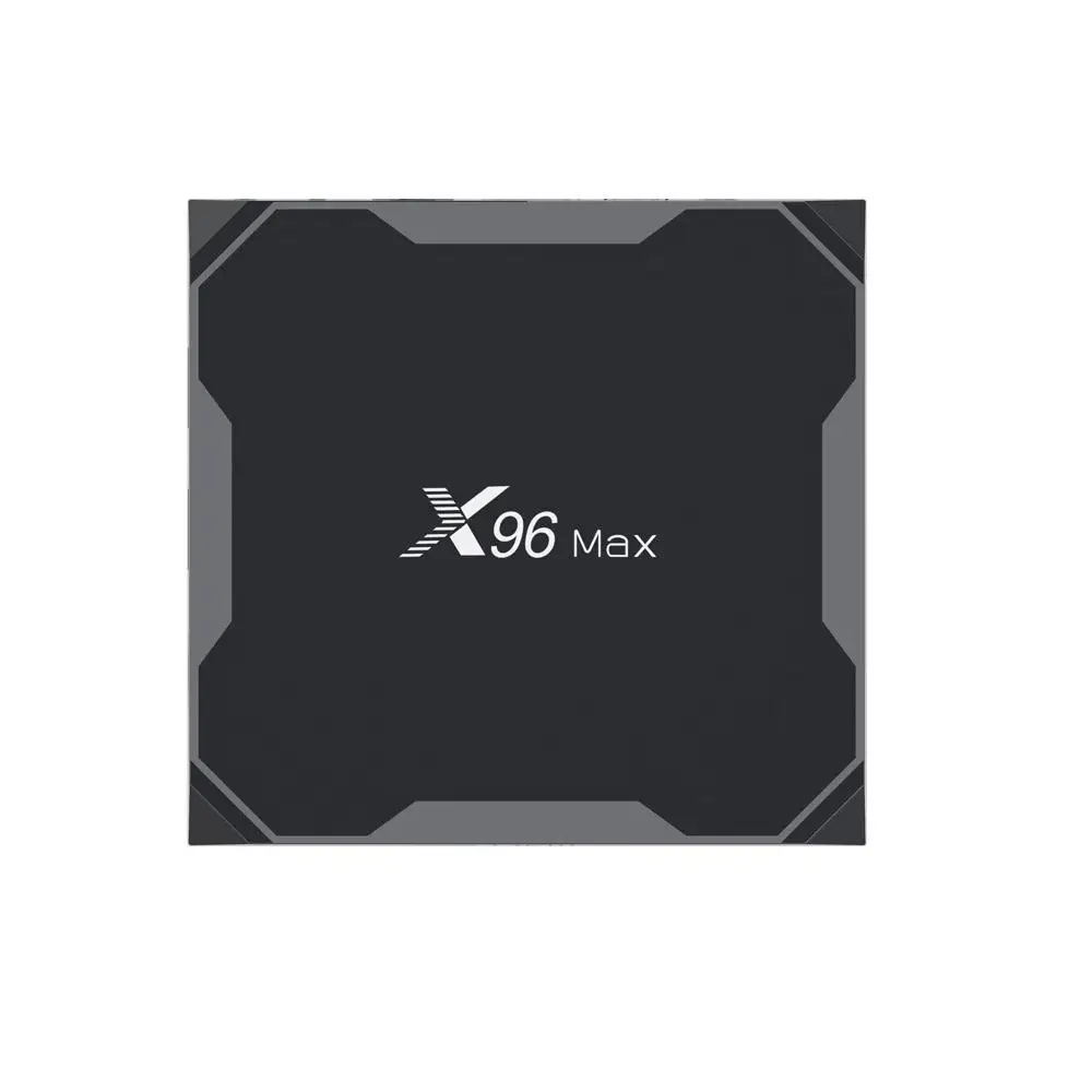 

ТВ-приставка X96 MaX Android 8,1 Amlogic S905X2 4 + 64 Гб четырехъядерный двойной Wifi BT4.x 1000 м H.265 4K 60pfs медиаплеер (без стены) r20