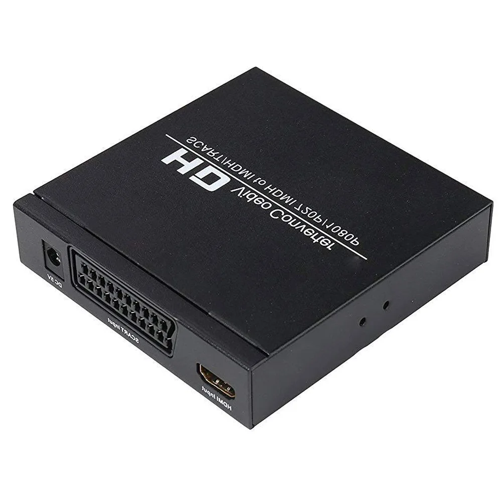 Лучшие предложения PAL / NTSC SCART и HDMI к видео конвертер коробка 1080P повышение с 3 5 мм