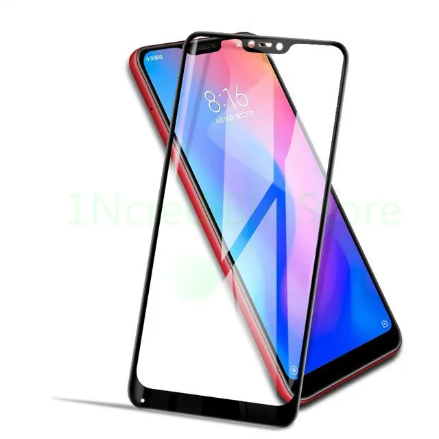 Защитное стекло на весь экран закаленное для Xiaomi A1 A2 5X 6X Xiomi Pocophone F1 Защитная