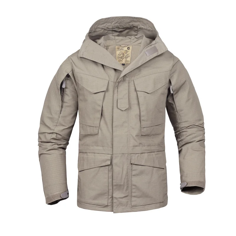 Весенняя тактическая Мужская ветровка M65 водонепроницаемая ветрозащитная