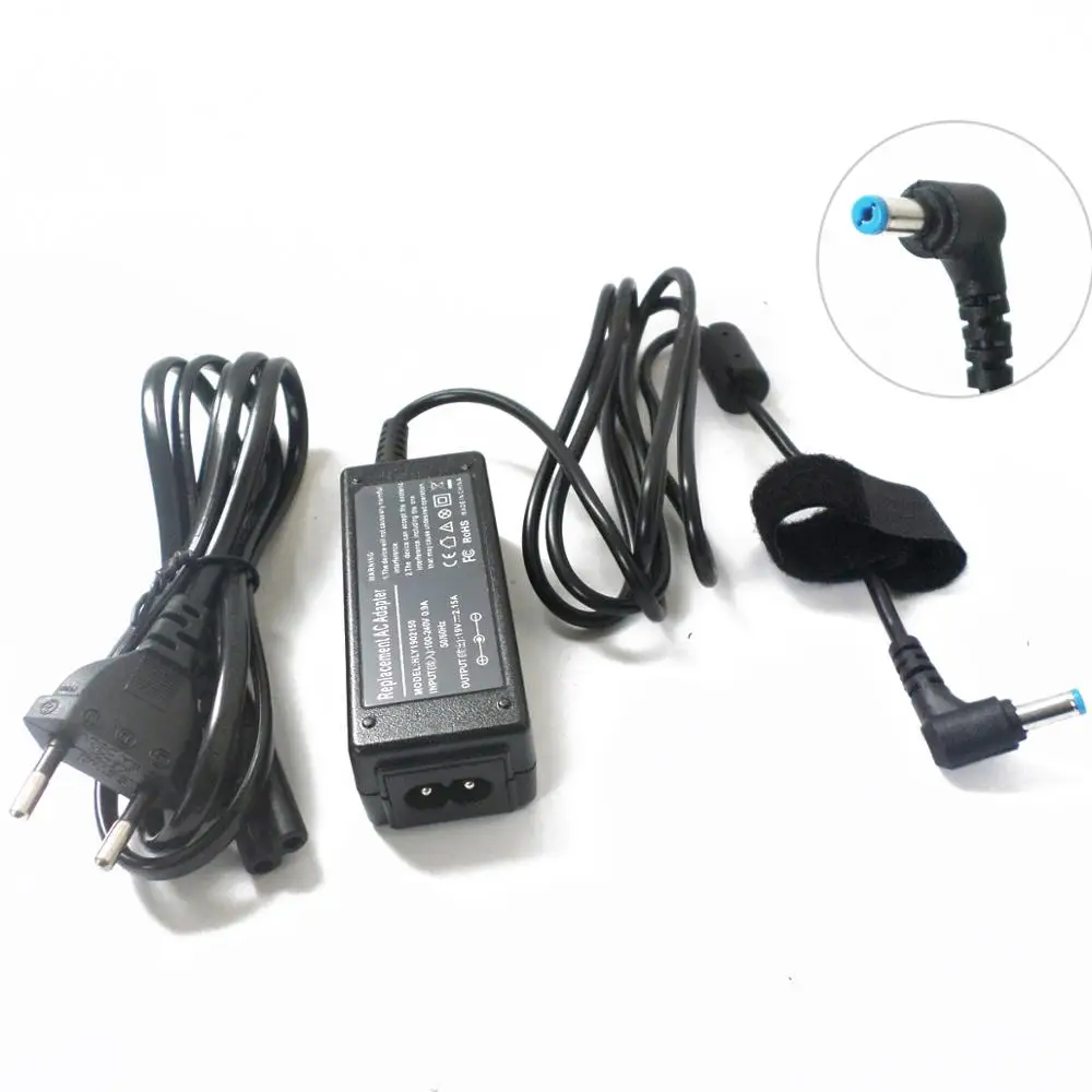 Новый адаптер переменного тока 40 Вт 100 ~ 240 В 50 ~ 60 Гц для Acer Aspire One ZA3 ZH6 ZE7 ZG5 ZG8 зарядное устройство монитор G236HL H236HL S230HL S231HL