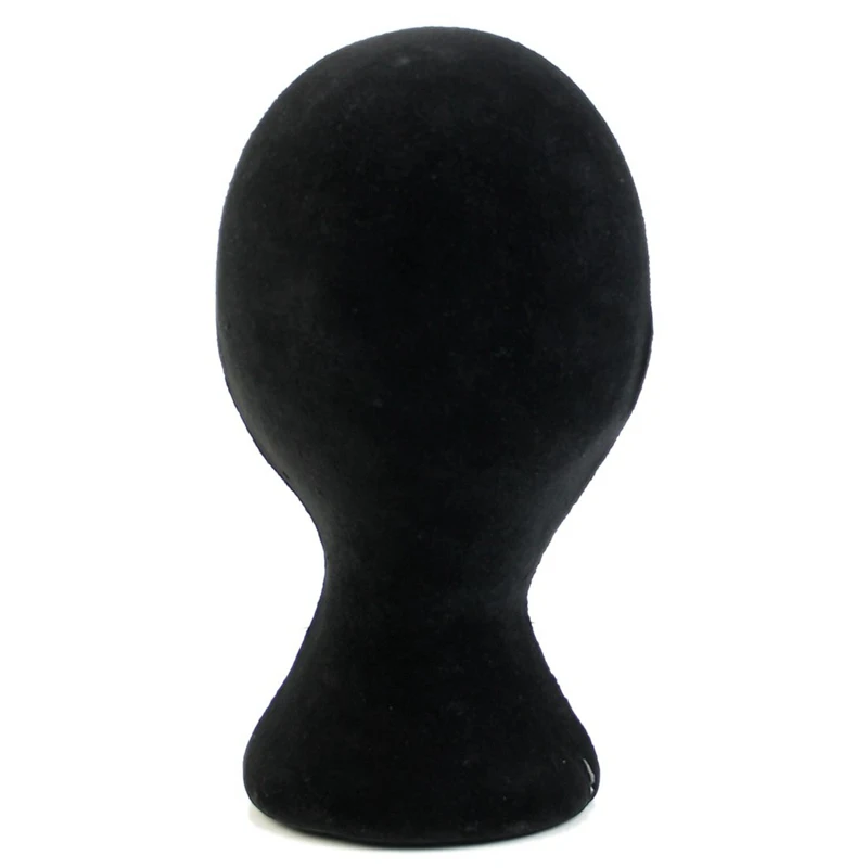 Female Styrofoam Foam Mannequin Manikin Head Model Wigs Glasses Display Stand Black | Дом и сад