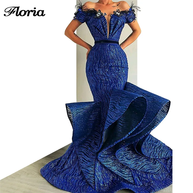 Арабские Дубаи Новые Вечерние платья 2019 блестящие Выпускные вечерние с