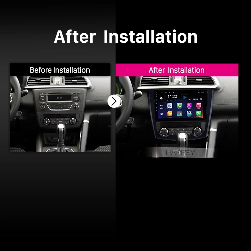 Koop Harfey Voor 2016 2017 Renault Kadjar Android 10.0 9