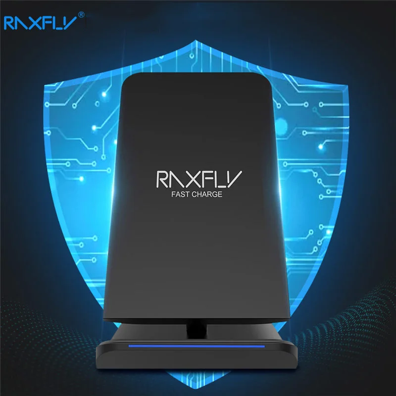 RAXFLY Универсальный Беспроводной Зарядное устройство для iPhone 7 8 Plus X XS MAX XR быстрой