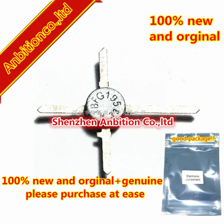 5 piezas 100% nuevo original BFG195 SOT-122 de silicio NPN Transistor de RF en stock-0
