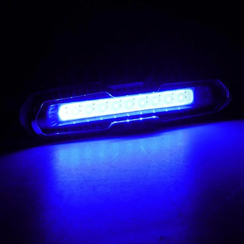 Задний светодиодный фонарь для велосипеда USB зарядка предупреждающие лампы 5