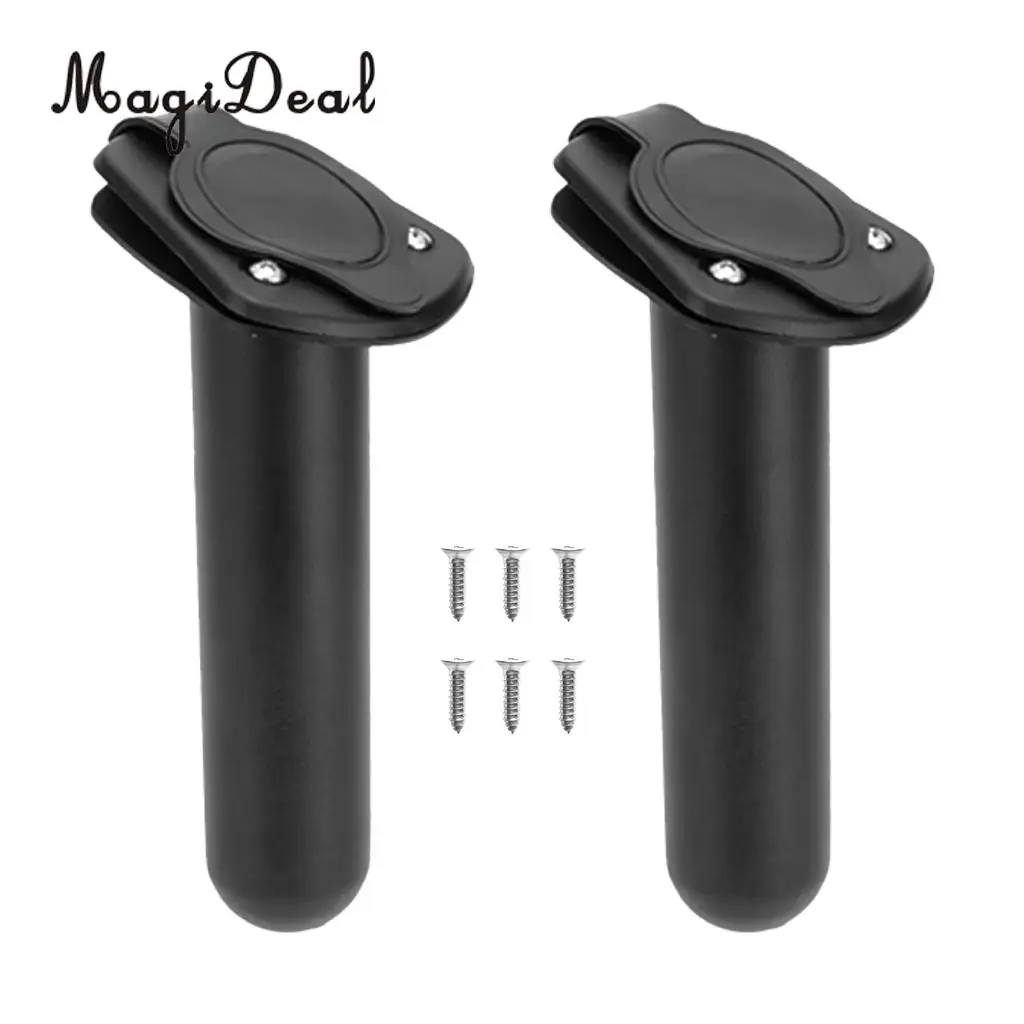 Морской держатель для удочки MagiDeal 2 шт. с крышкой лодки Каяка каноэ утопленное
