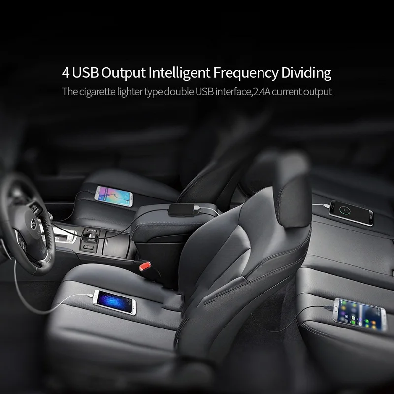 30 Вт QC3.0 автомобильное зарядное устройство для телефона на заднем сиденье iPhone huawei