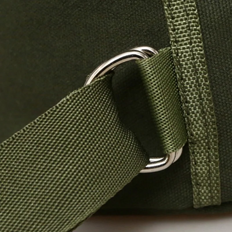 

Casual Men Canvas Large Capacity Barrel Backpack Fashion Simple Travel Rucksack Pack Teenager School Bag