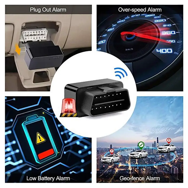 

Автомобильный GPS-трекер OBD-Plug And Play, автомобильный трекер OBD, GPS-трекер, автомобильный трекер в реальном времени, локатор с сигнализацией SOS, ге...