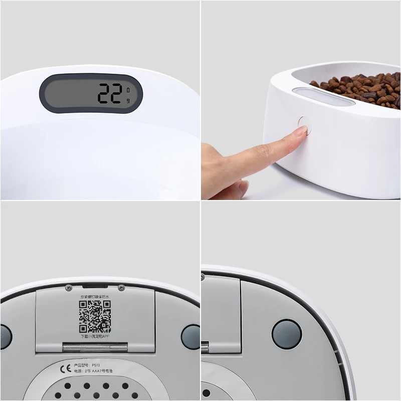 TINGHAO Pet Dog Cat подходит для взвешивания Весы пищевая чаша Нескользящая домашних