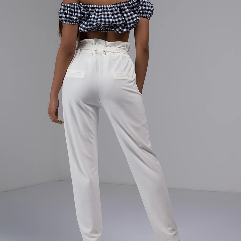 Акира женские мягкие трикотажные высокая талия мягкая сумка галстук ремень