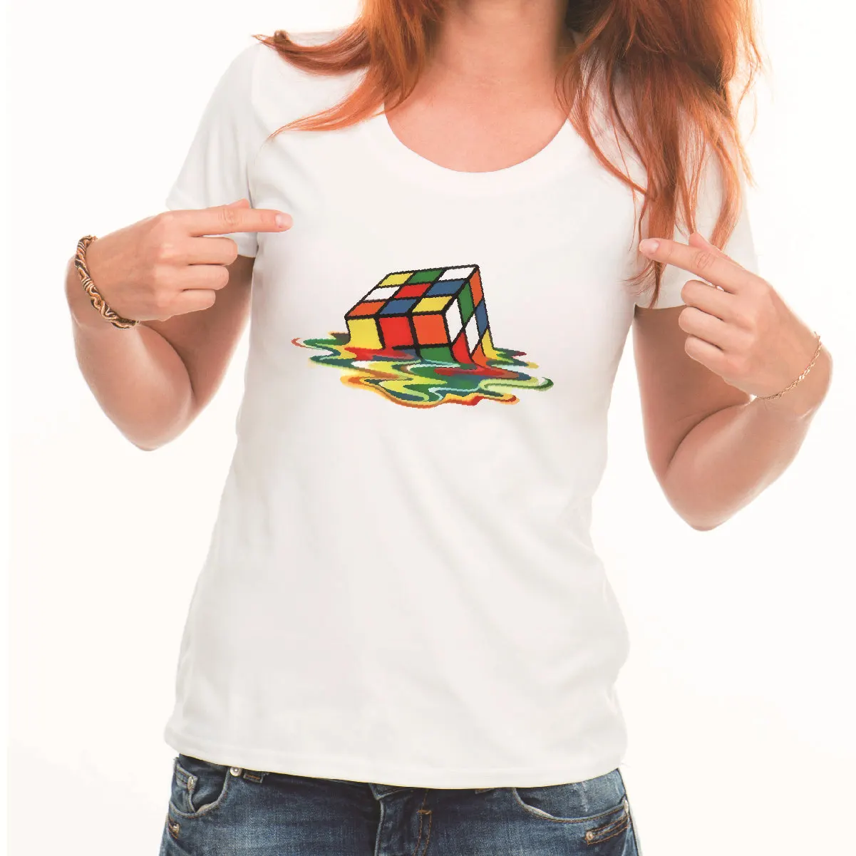 Новинка 2019 футболка с рисунком плавающего Куба в европейском и американском