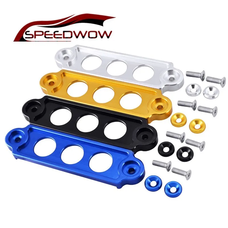 SPEEDWOW гоночная анодированная заготовка Батарейная стяжка для Honda Civic S2000 Integ JDM 1988
