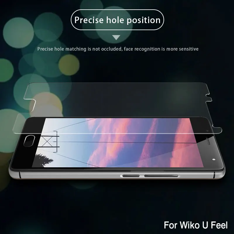 Защитное стекло для экрана Wiko Ridge 4G простая в установке Feel Fab U Prime | Мобильные