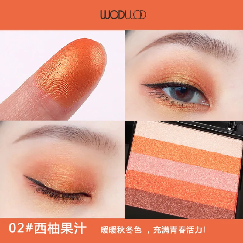 Ленивые тени для век смешанные цвета поднос теней с двойной градиент палитра