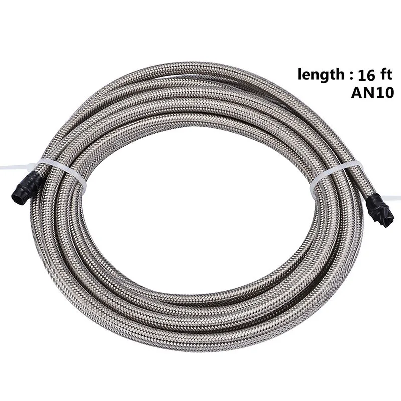 ESPEEDER 5 м плетеный шланг и 0/45/90/180 градусов многоразовый PTFE фитинг поворотный Конец