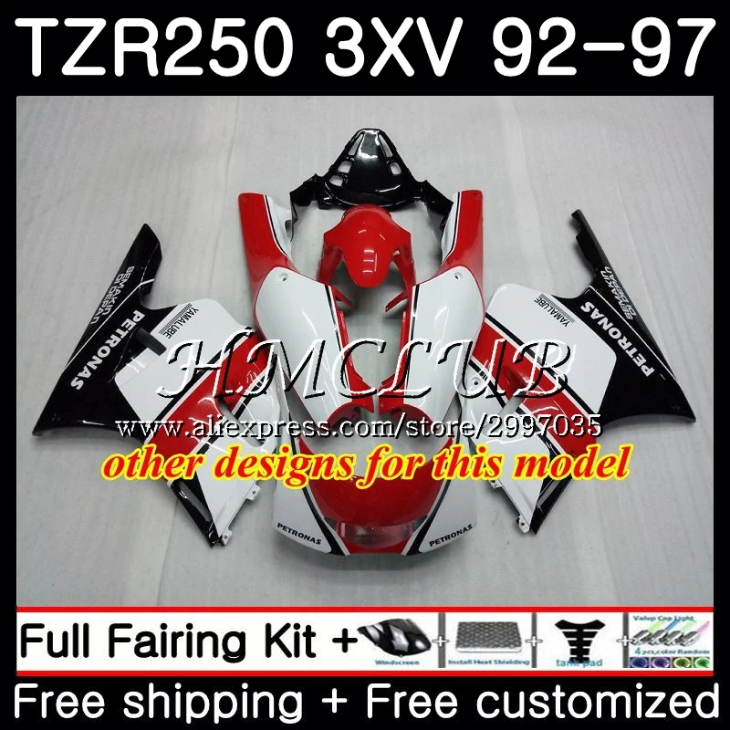 TZR 250 для YAMAHA 1992 1993 1994 1995 1996 1997 6HC.0 TZR250RR RS YPVS 3XV TZR250 92 93 94 95 96 97 обтекатель красный