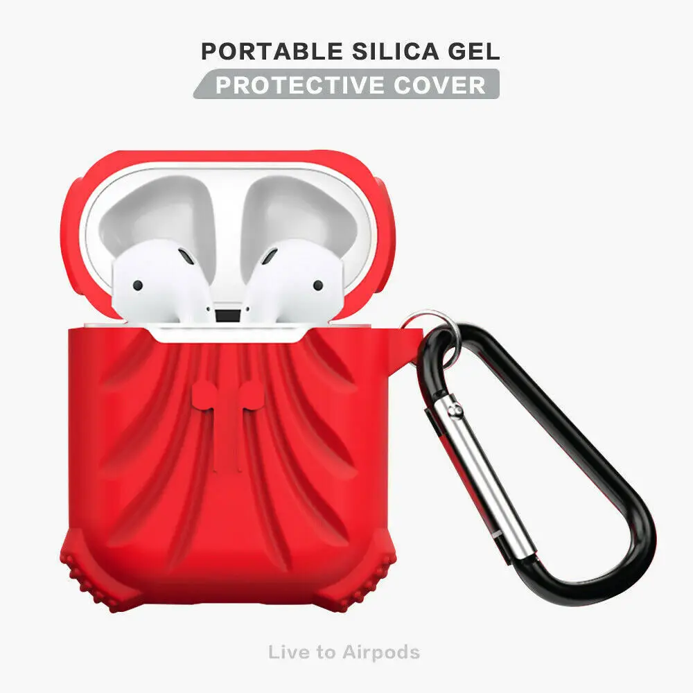 2019 Новые Горячие 5 Цвета твердый силиконовый чехол для AirPods Earpods Apple