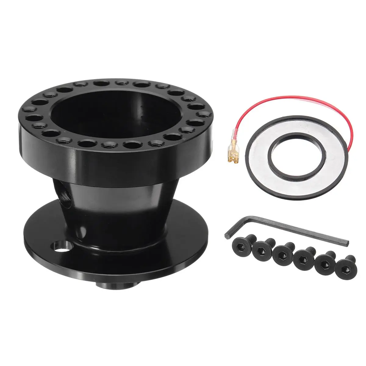 Высококачественная Автомобильная алюминиевая ступица на руль адаптер с 6