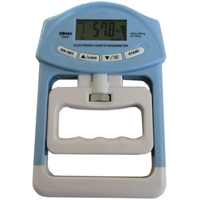 Digital LCD Dynamometer Hand Grip Power Measurement Body Building Gym Exercises Mucle Gripper Strength Meter 90kg/198Ib | Спорт и