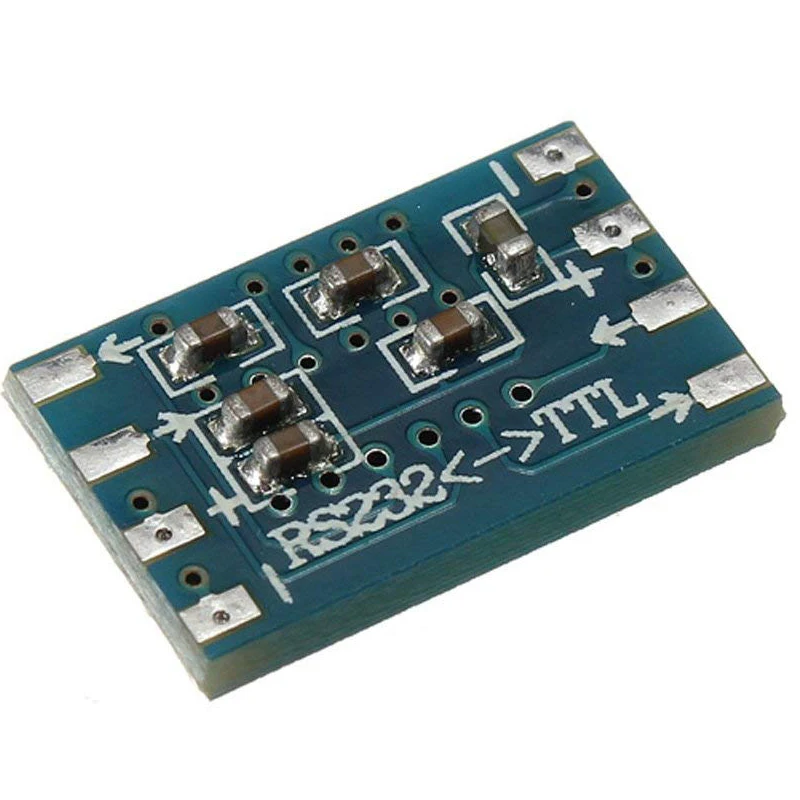 10 шт./лот мини RS232-TTL Модуль преобразователя плата адаптера MAX3232 120 кбит/с 3-5 в