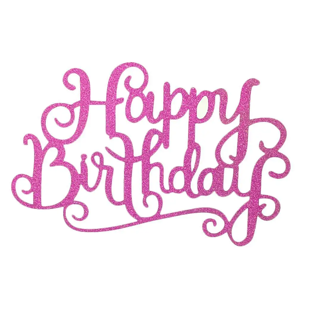 День рождения Happy 5 вечерние украшения Детская бумага 1 дюймов для 13 тортов 14 см