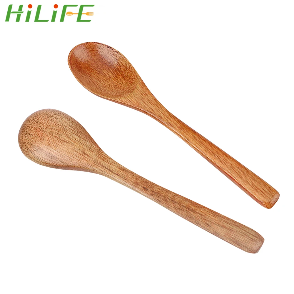 Деревянная ложка HILIFE из натурального дерева чайная посуда для приправы кофейная