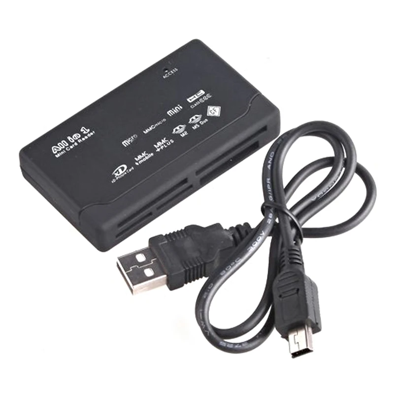 

USB 2.0 Super Speed Card Reader 6 Card Slot SD / XD / MMC / MS / CF / SDHC compatible