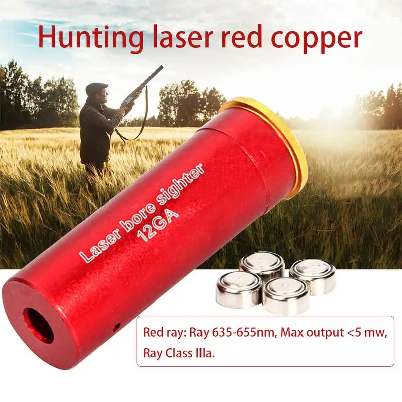 Высокое Качество Латунный 12GA картридж охотничий Красный медный луч отверстие