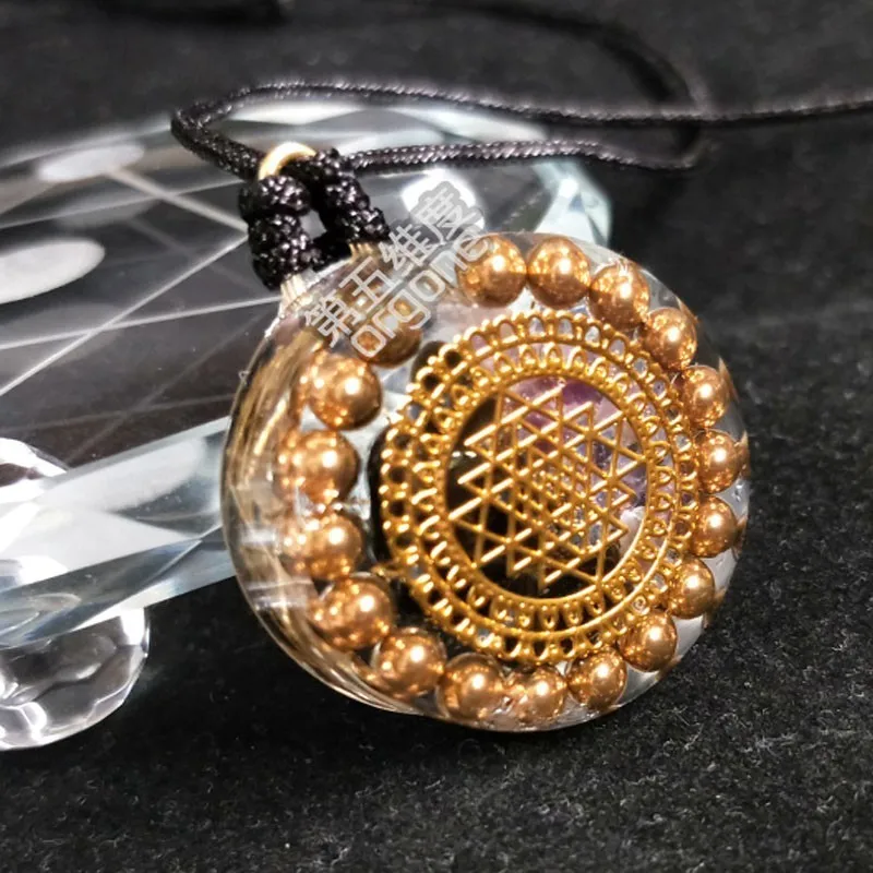 Orgone Кристалл положительной энергии Исцеление оргонит ожерелье мужчины и женщины