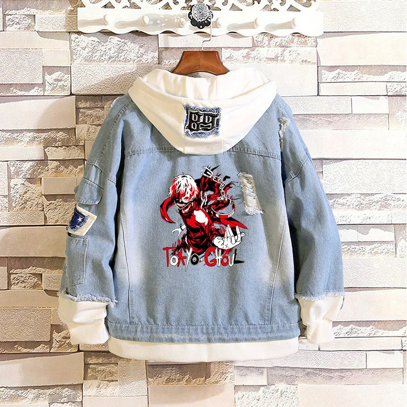 Унисекс аниме Токийский Гуль косплей толстовка с капюшоном хип хоп верхняя